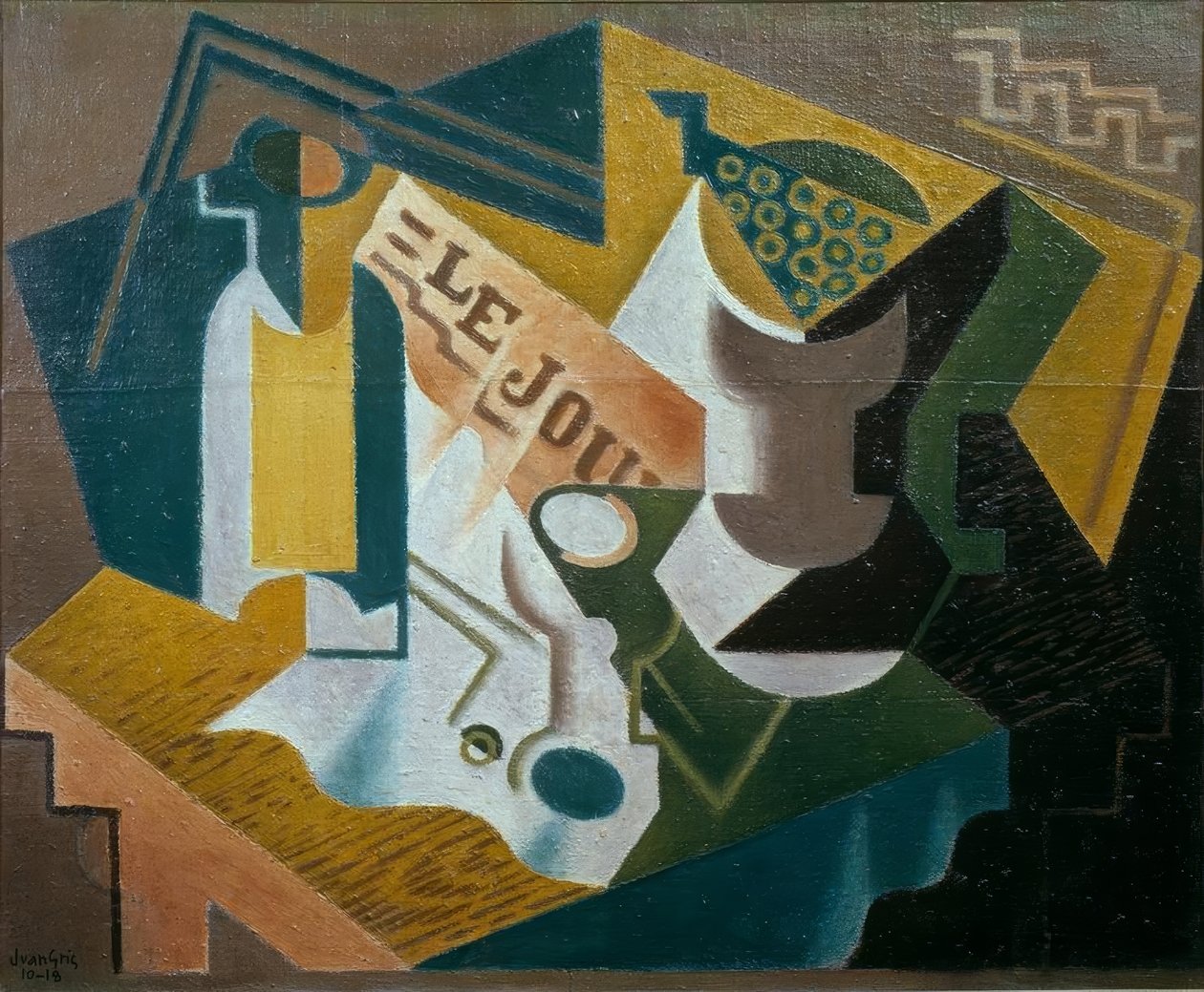 Az újság alkotó: Juan Gris