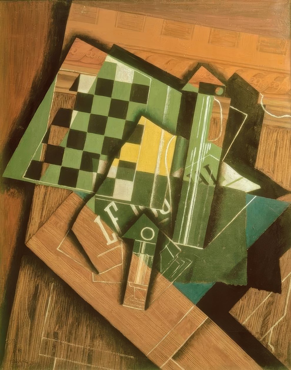 A sakktábla alkotó: Juan Gris