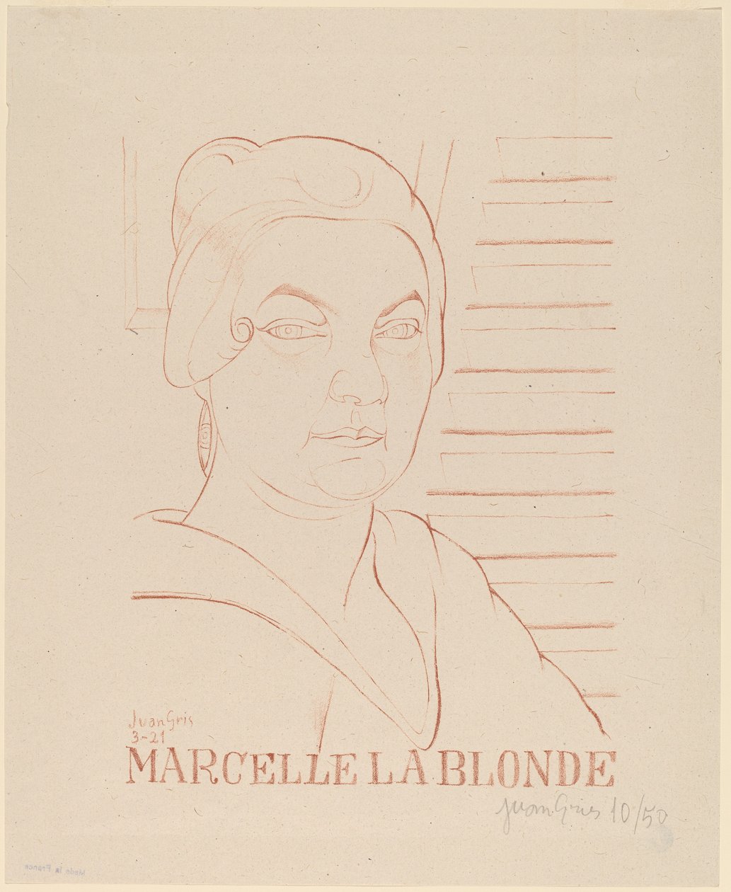 Szőke Marcelle alkotó: Juan Gris