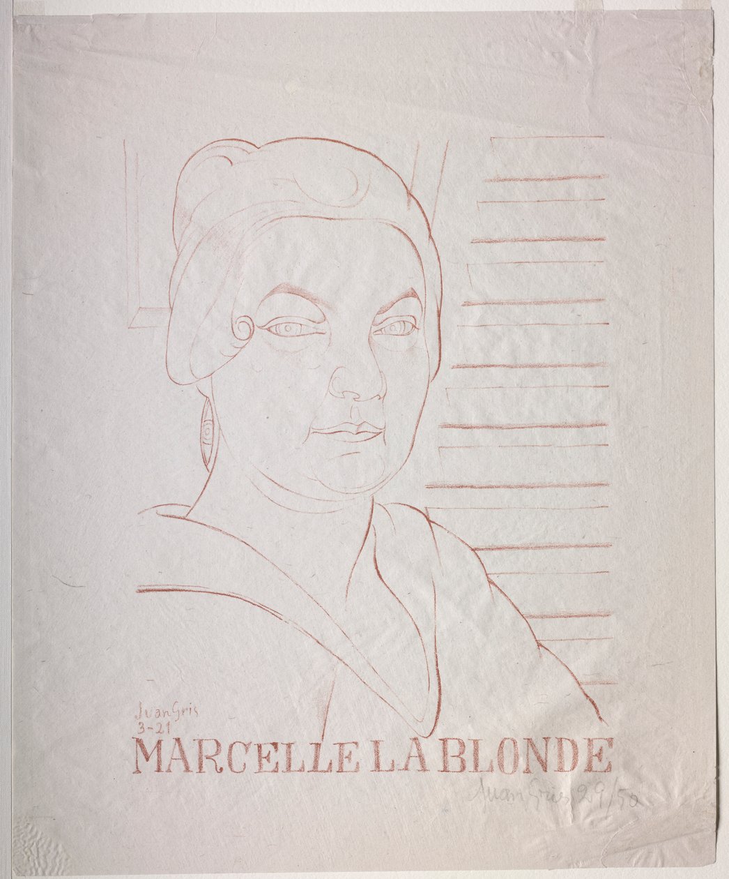 Szőke Marcelle alkotó: Juan Gris