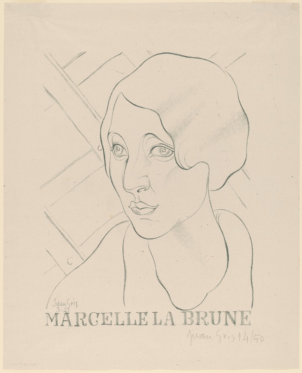 Barna Marcelle alkotó: Juan Gris