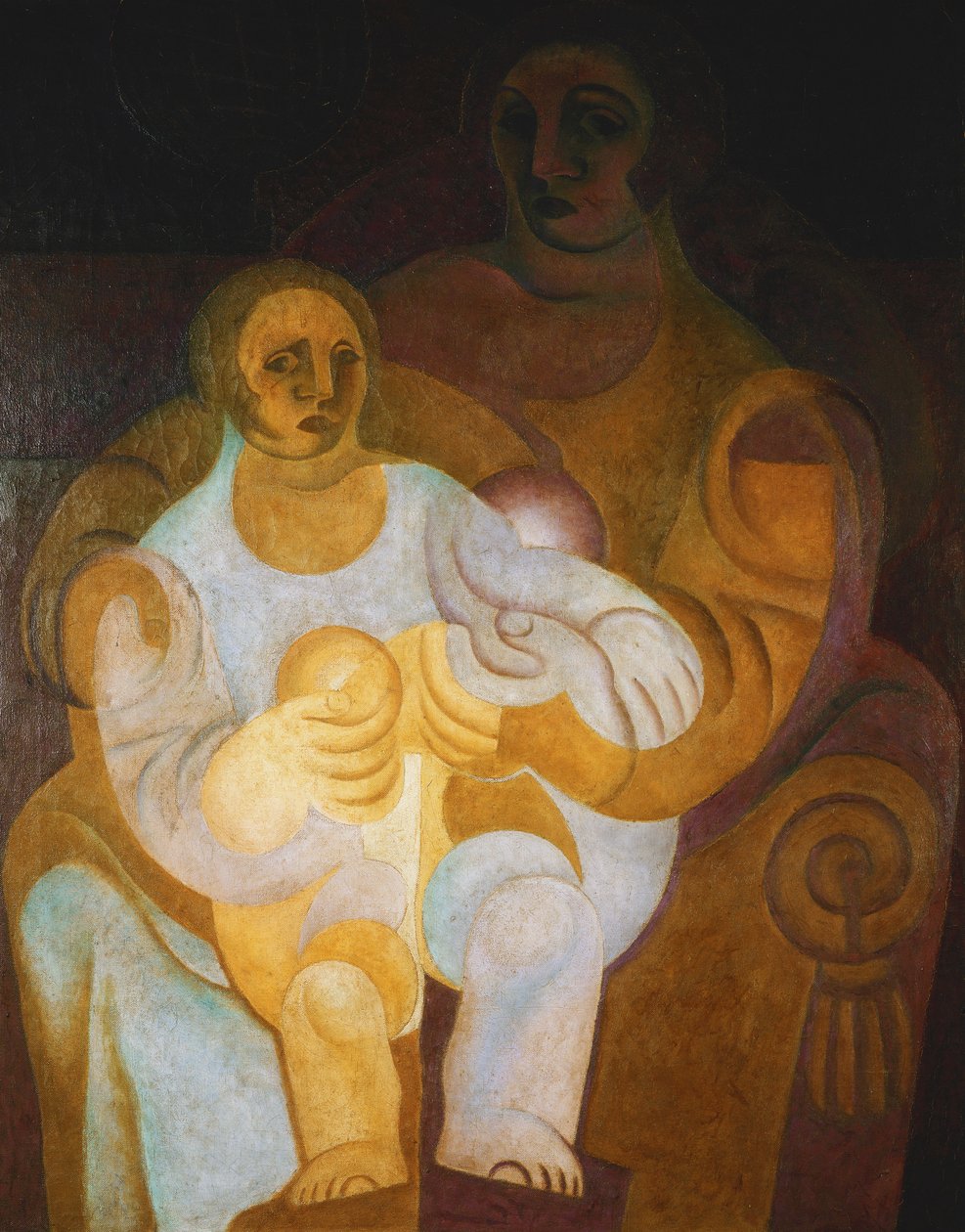 Anya és gyermek; Anya és gyermeke, 1922 alkotó: Juan Gris