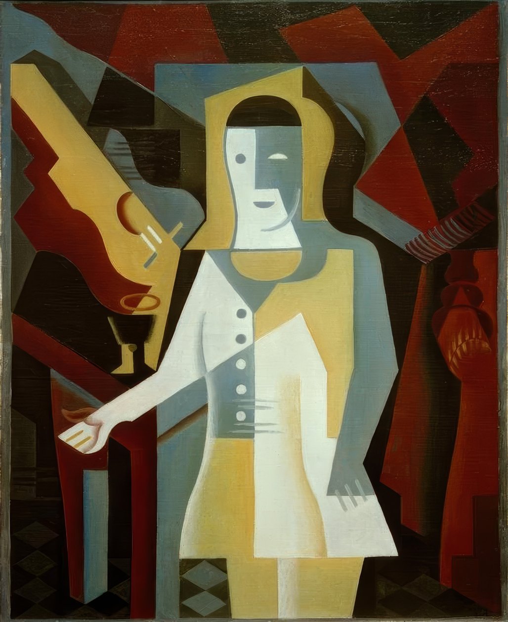 Pierrot alkotó: Juan Gris