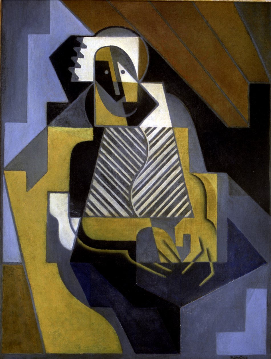 Ülő nő, 1915-20 körül (olaj, vászon) alkotó: Juan Gris