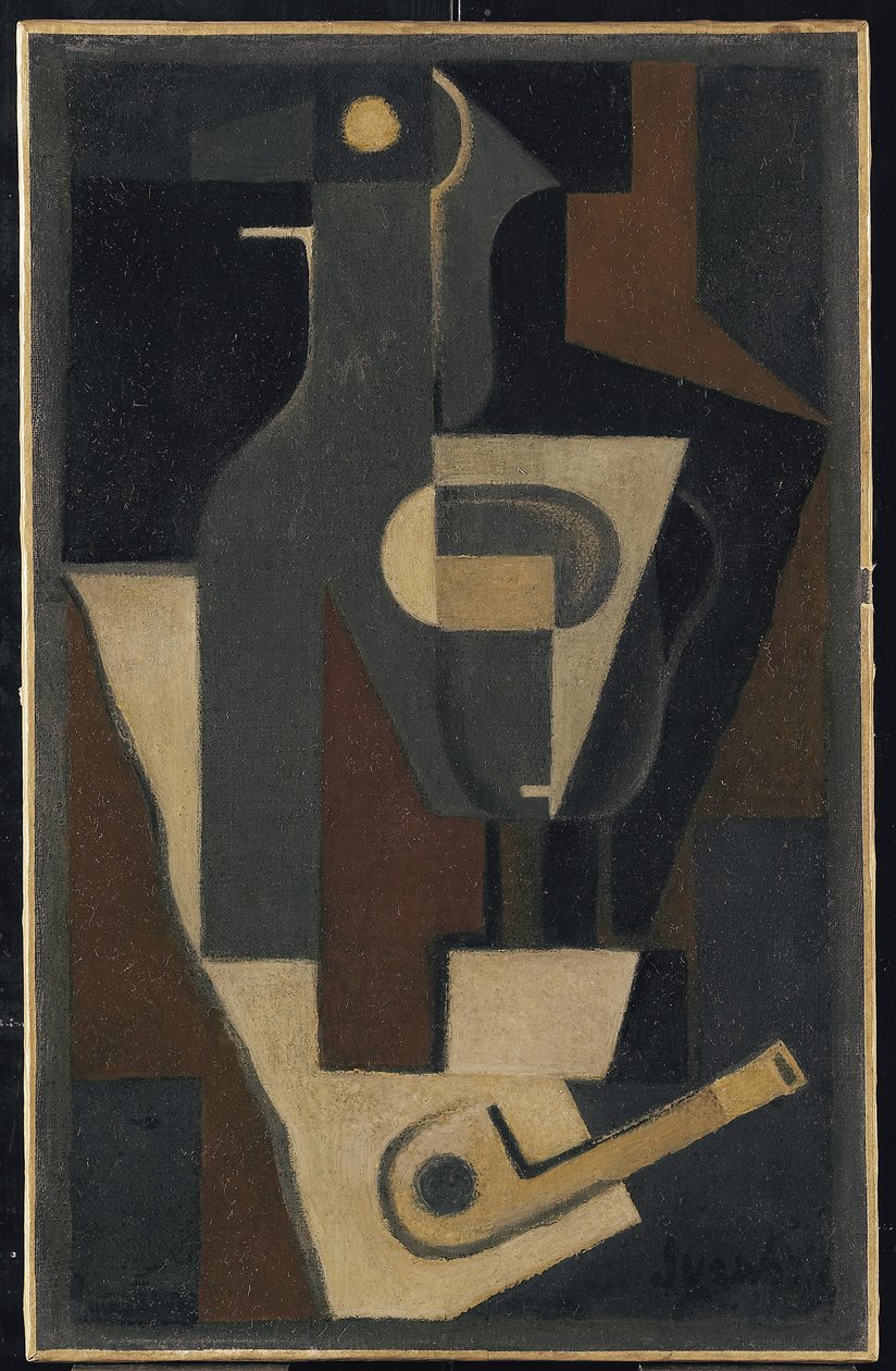 Csendélet pipával, 1918 alkotó: Juan Gris