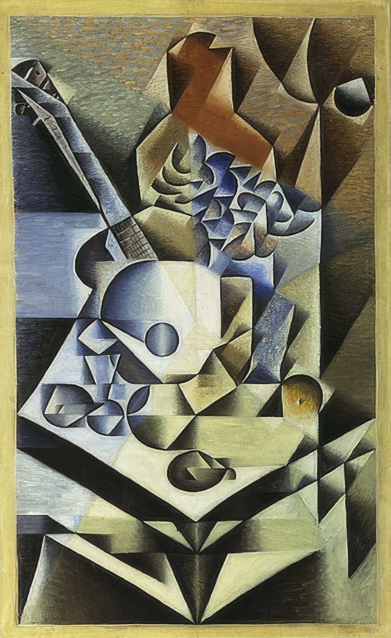 Csendélet virágokkal. 1912 alkotó: Juan Gris