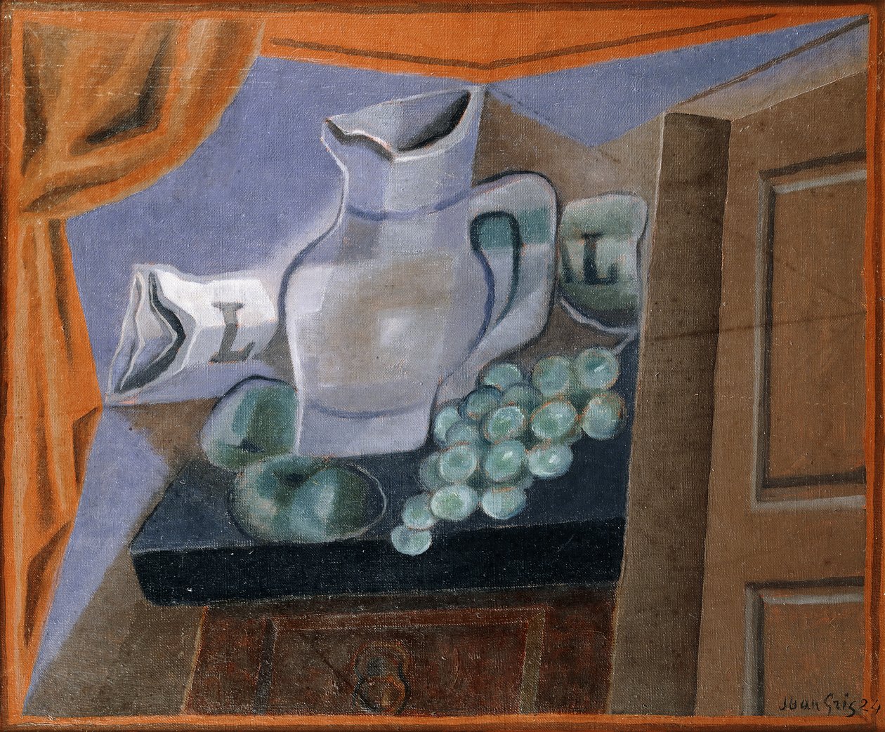 The Jar; La Jarre, 1924 alkotó: Juan Gris