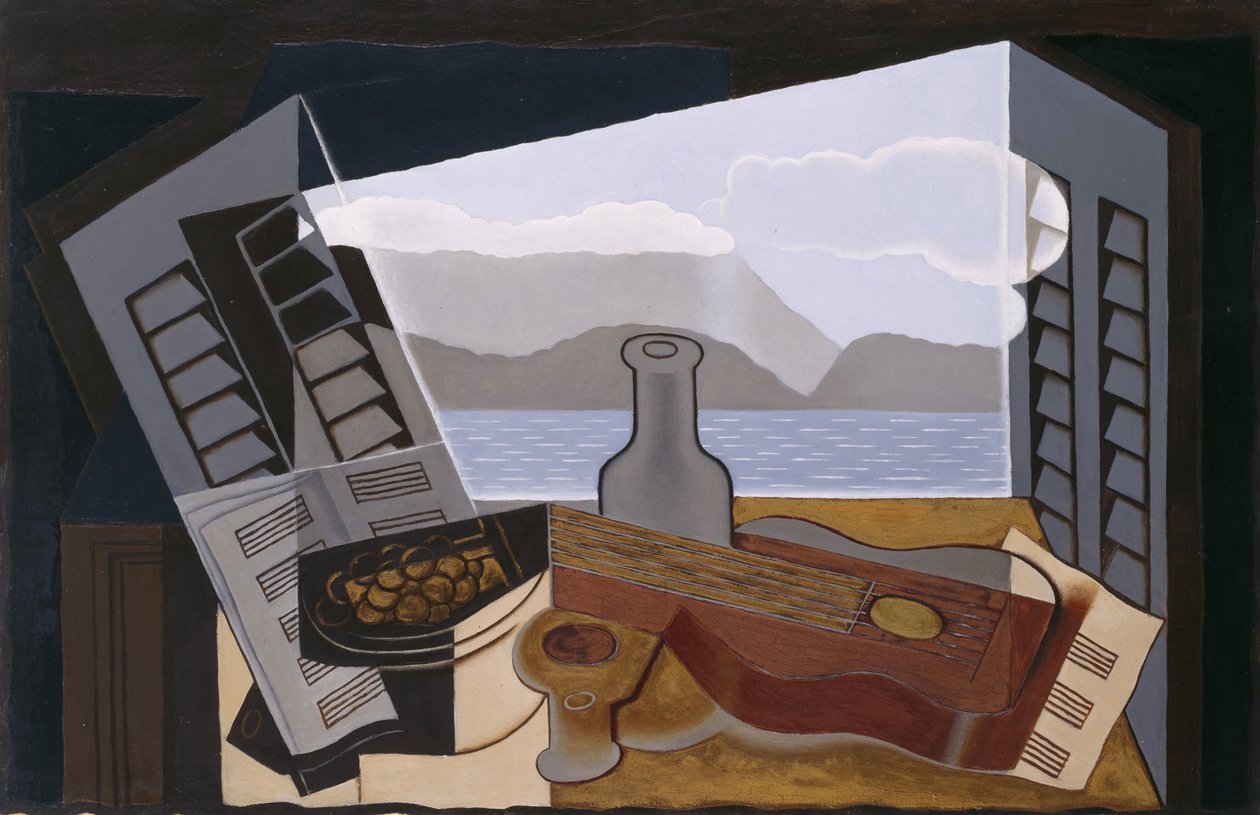 A nyitott ablak, 1921 alkotó: Juan Gris
