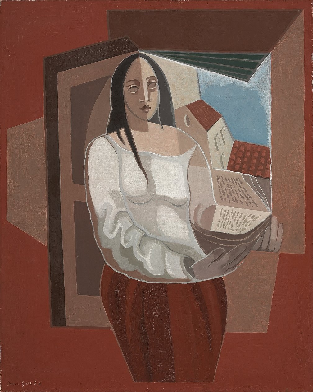 Az olvasó; Az olvasólámpa alkotó: Juan Gris