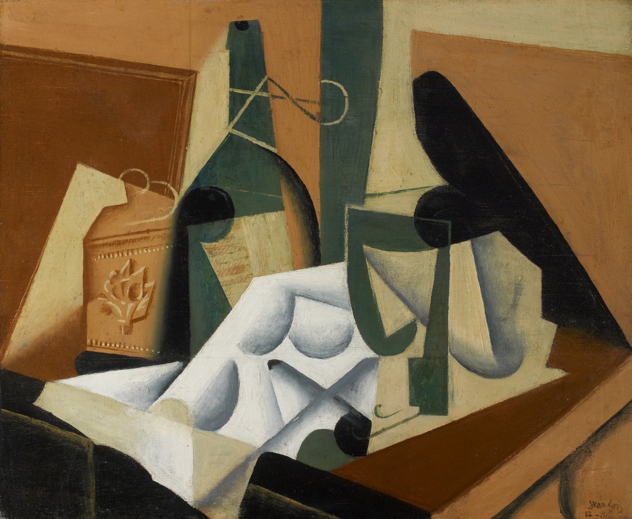 A fehér abrosz, 1912-16 alkotó: Juan Gris