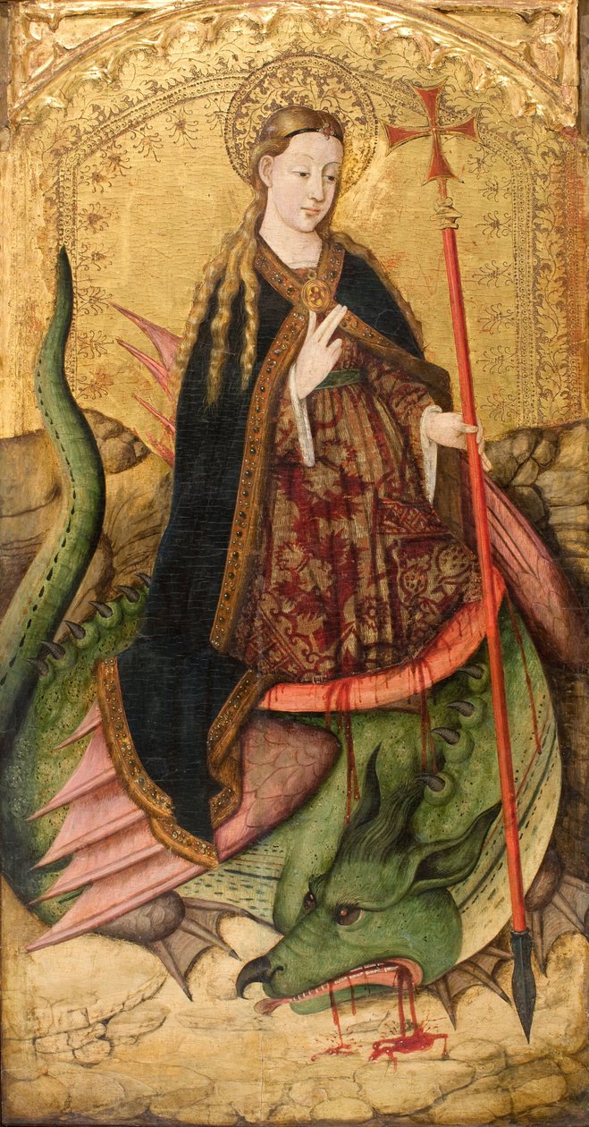 Szent Margit, 1455 körül alkotó: Juan Rexach