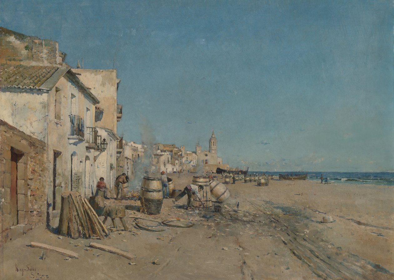 Sitges, 19. század. alkotó: Juan Roig y Soler