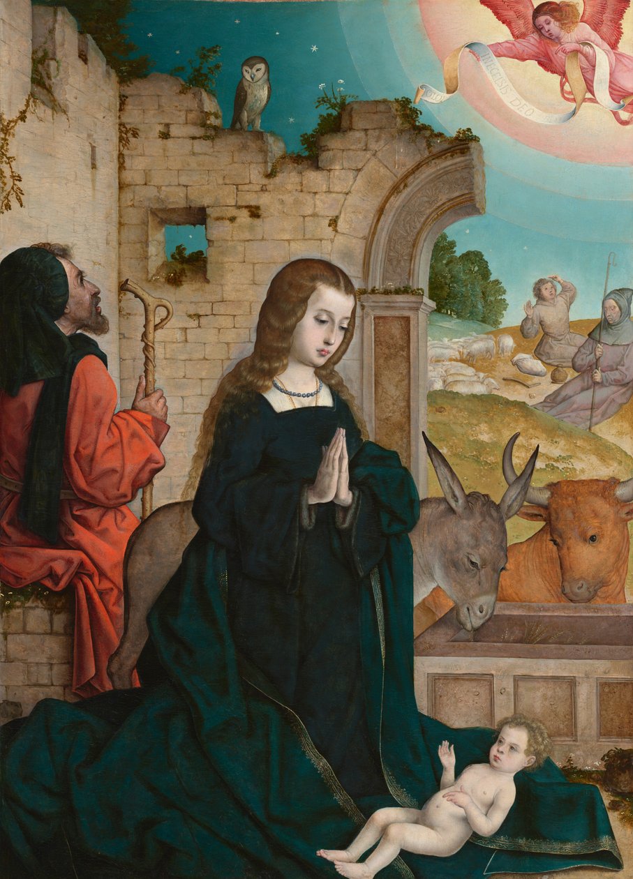 A Születés alkotó: Juan de Flandes