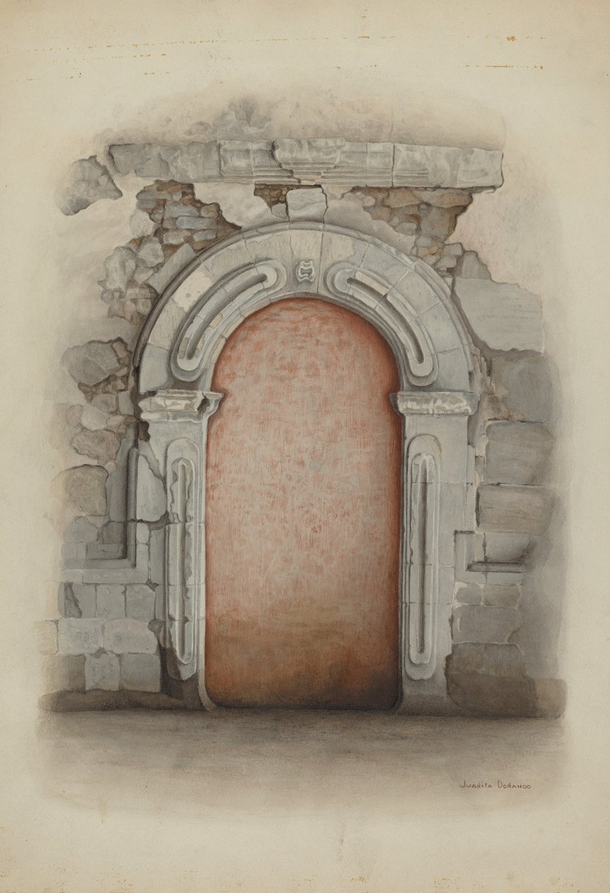 Ajtó, Stone, 1939. alkotó: Juanita Donahoo