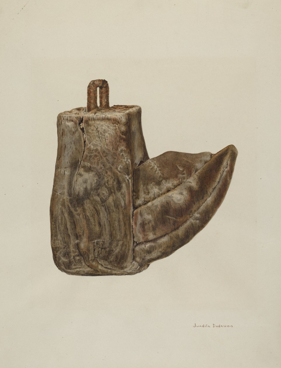 Fa kengyel, c. 1941. alkotó: Juanita Donahoo