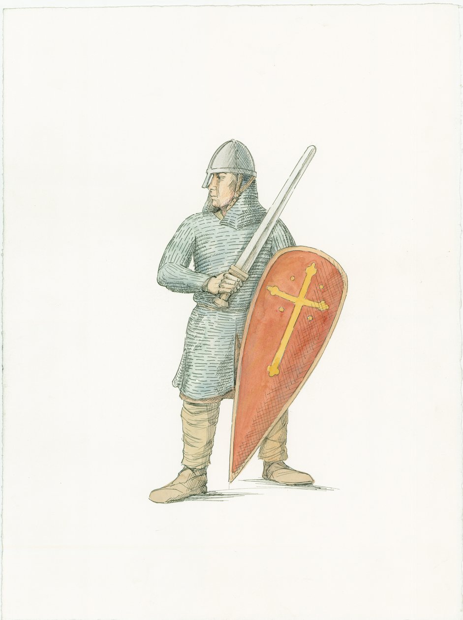 Egy normann lovag, c1066 2015. alkotó: Judith Dobie