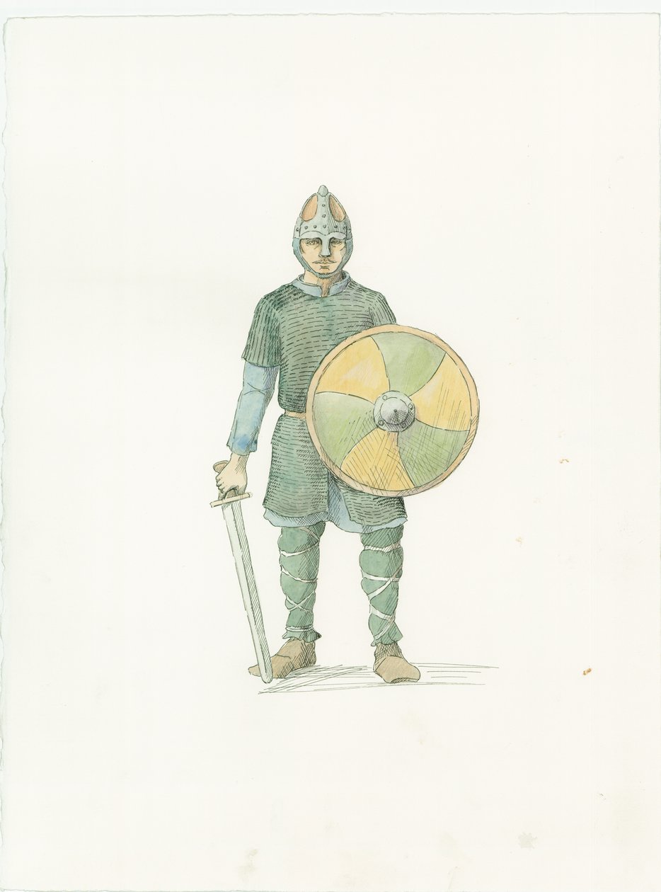 Egy szász férfi, c1066 2015. alkotó: Judith Dobie
