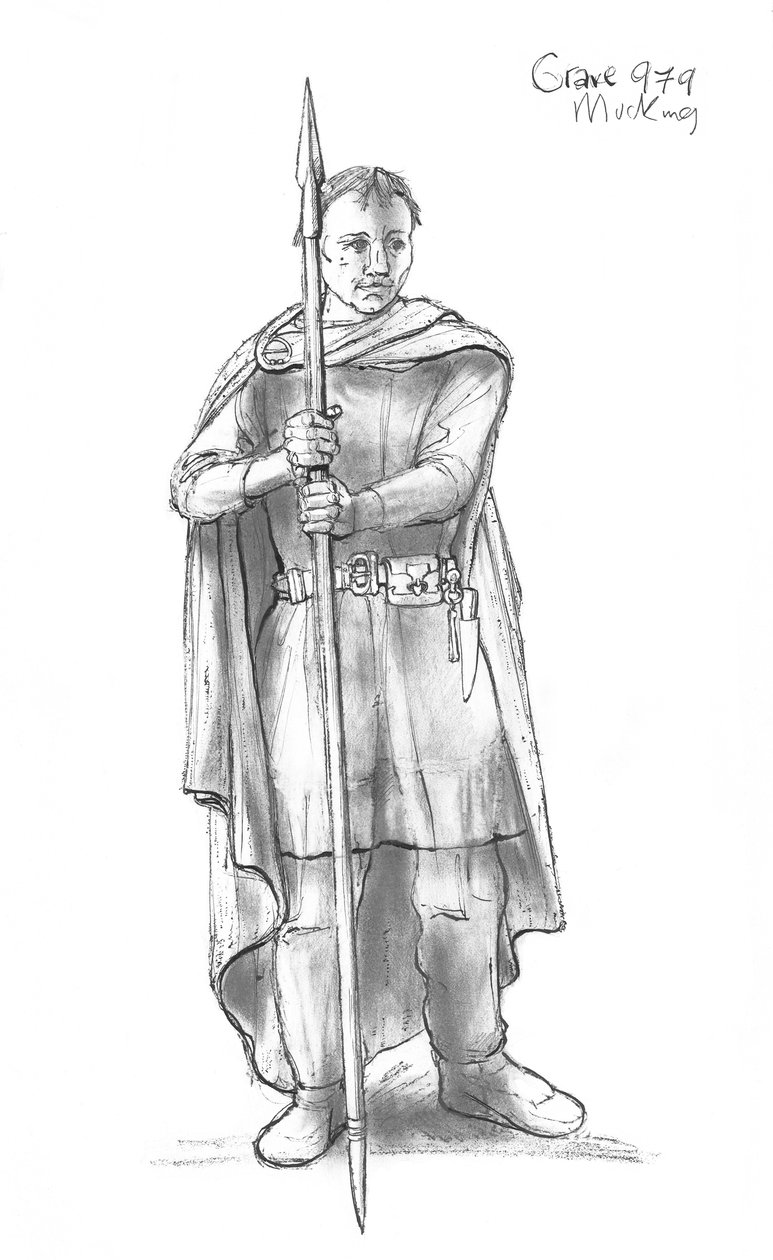 Angolszász ember, 5-10. század, 1990-2010 alkotó: Judith Dobie