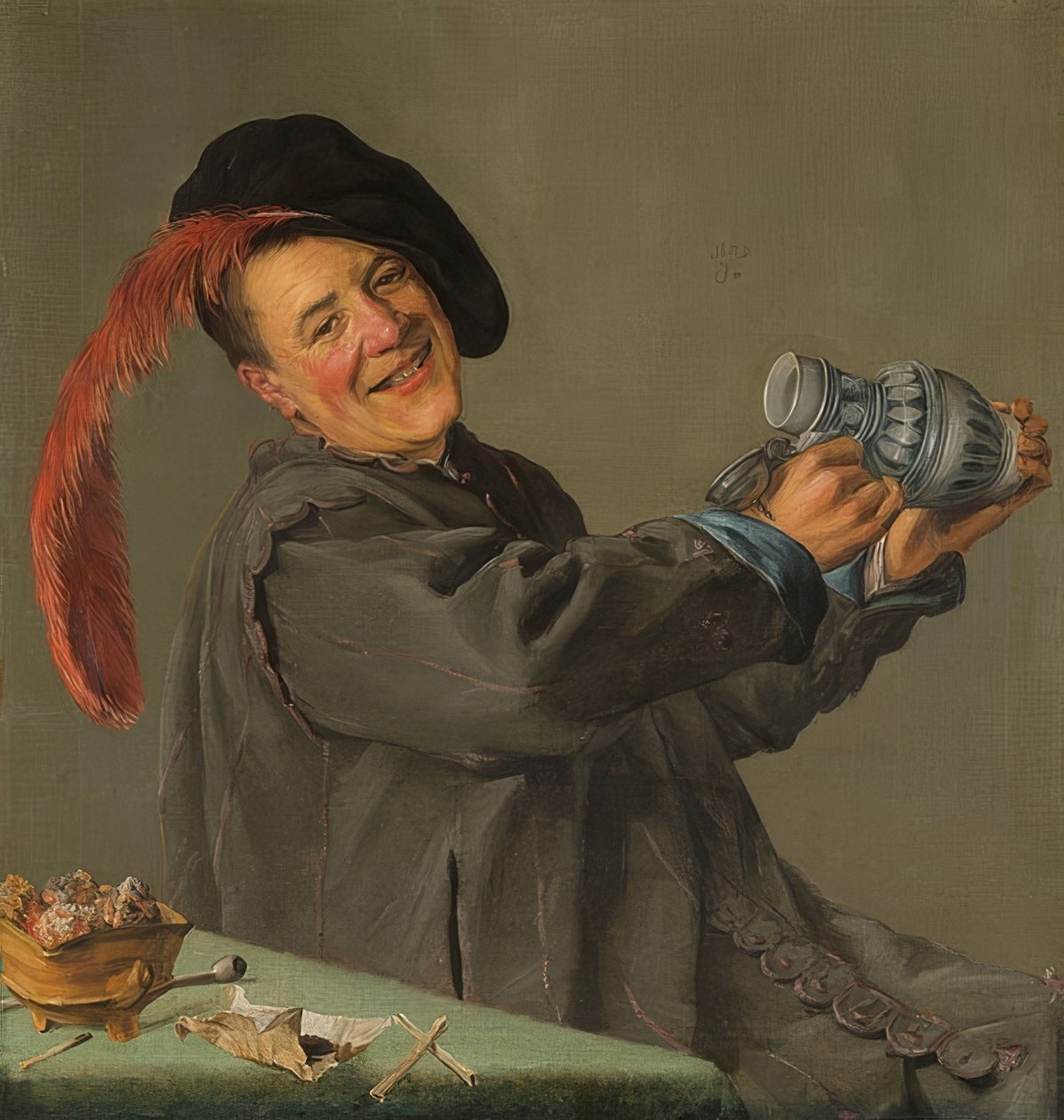 A boldog ivó. 1629 alkotó: Judith Leyster