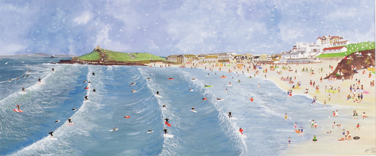 Szörfözés Porthmeorban alkotó: Judy Joel
