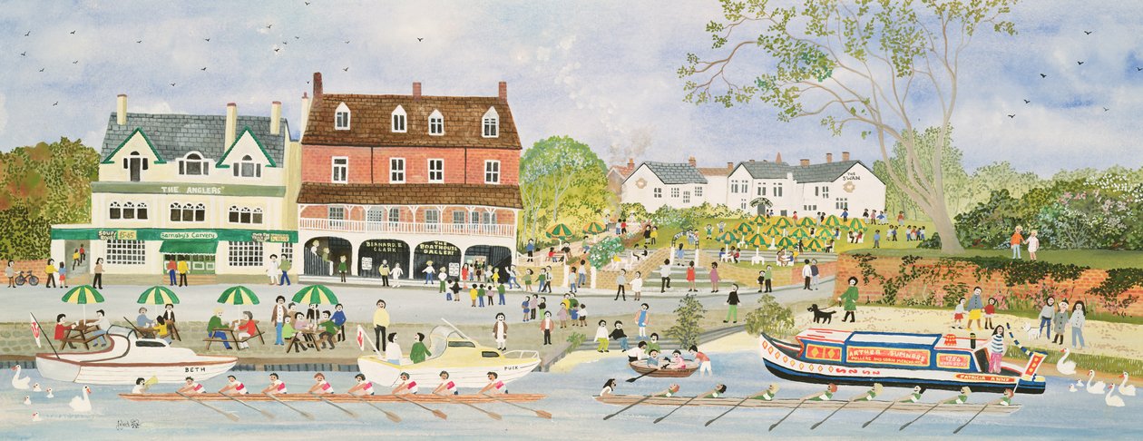 Walton-on-Thames vontatóútja alkotó: Judy Joel