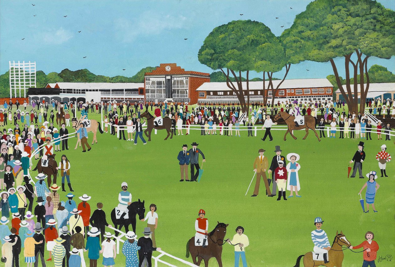 Ascot, 2009 (Guache papíron) alkotó: Judy Joel