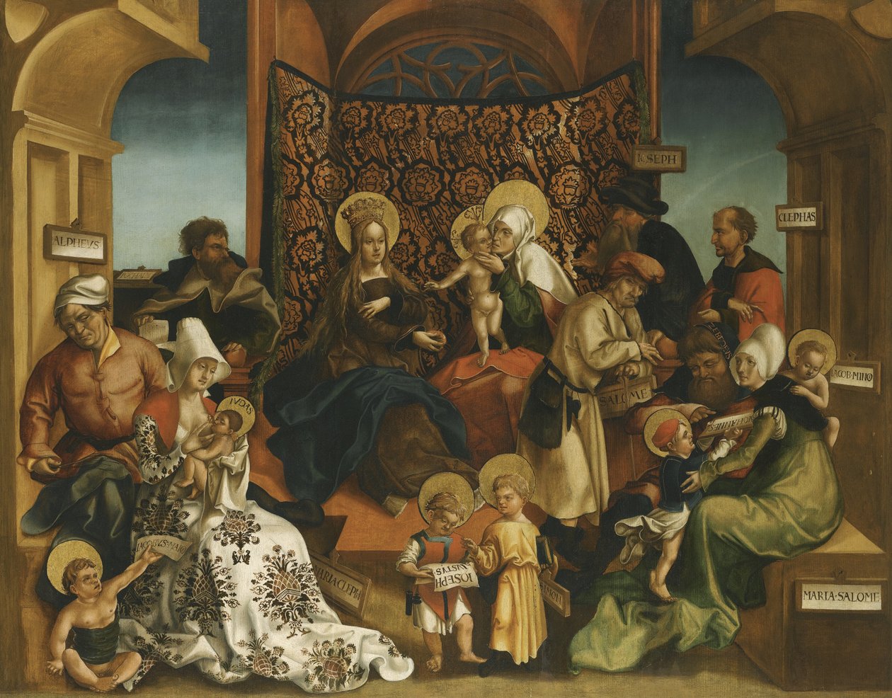 A szent rokonság alkotó: Jörg Breu the Elder