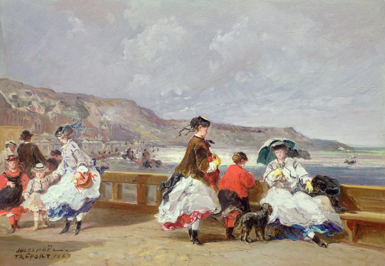 Le Treport, 1867 alkotó: Jules Achille Noel