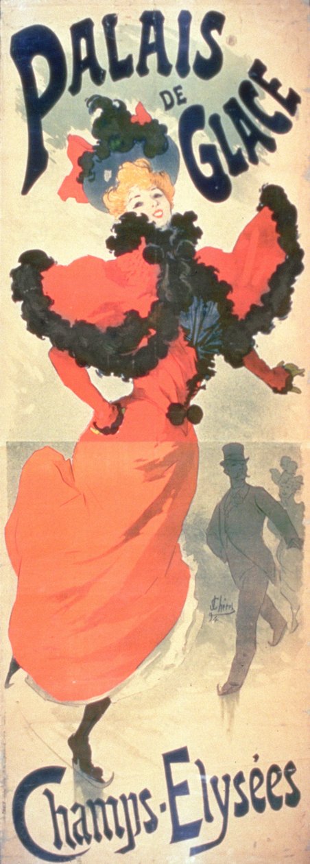 Jégpalota, Champs Elysees, Párizs, 1894 alkotó: Jules Cheret