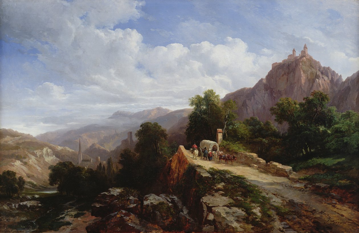 Út Tirol felé alkotó: Jules Coignet