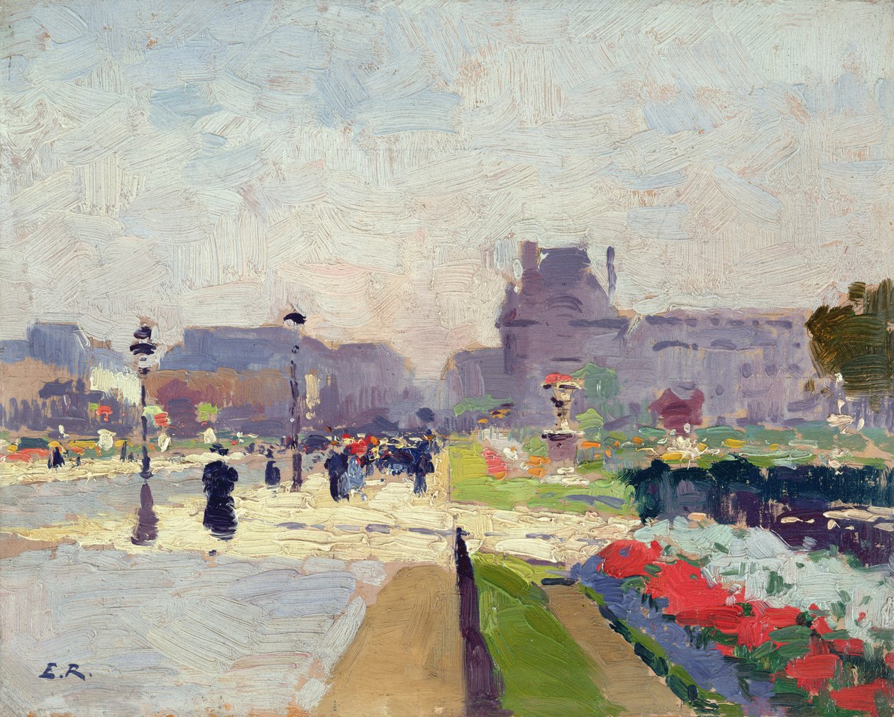 Avenue Paul Deroulede, Tuileries, Párizs alkotó: Jules Ernest Renoux