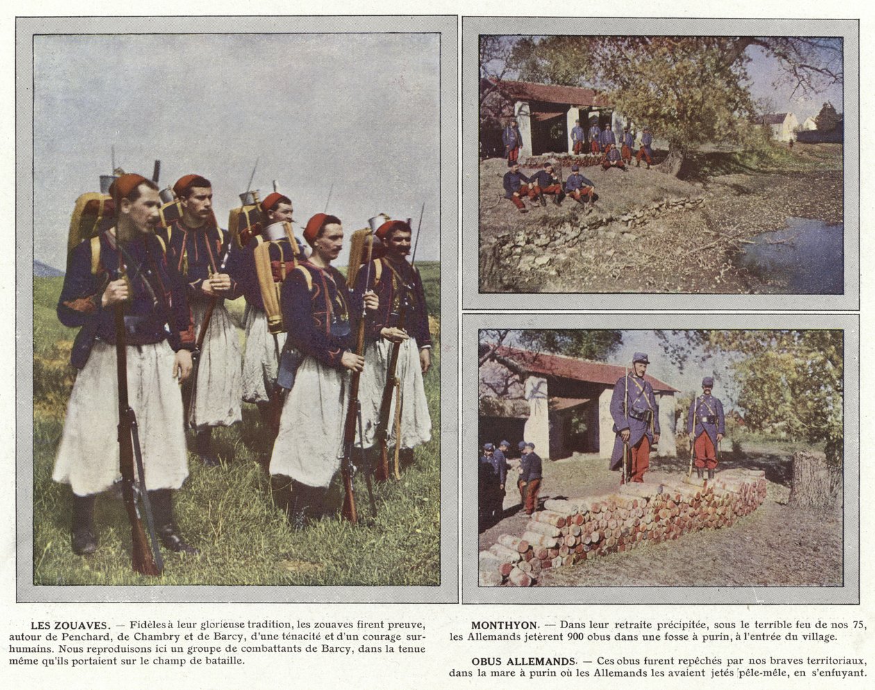 Zouaves, Monthyon, német kagylók alkotó: Jules Gervais Courtellemont