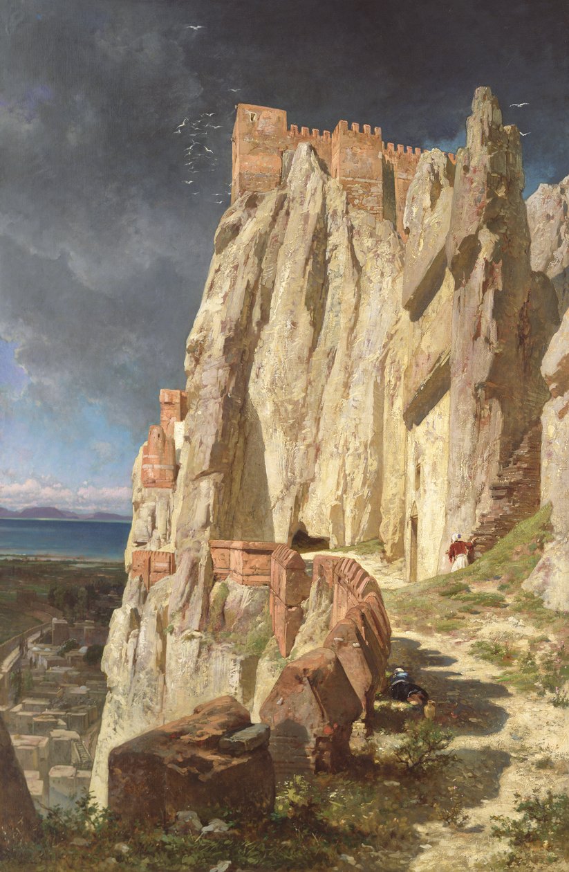A víz szikla, Kurdisztán, 1901 alkotó: Jules Joseph Augustin Laurens