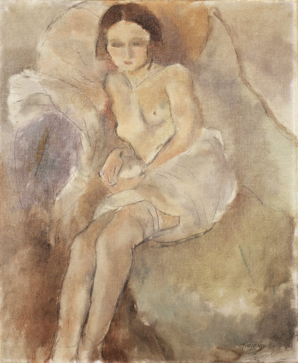 Ülő nő, 1925-30 körül alkotó: Jules Pascin