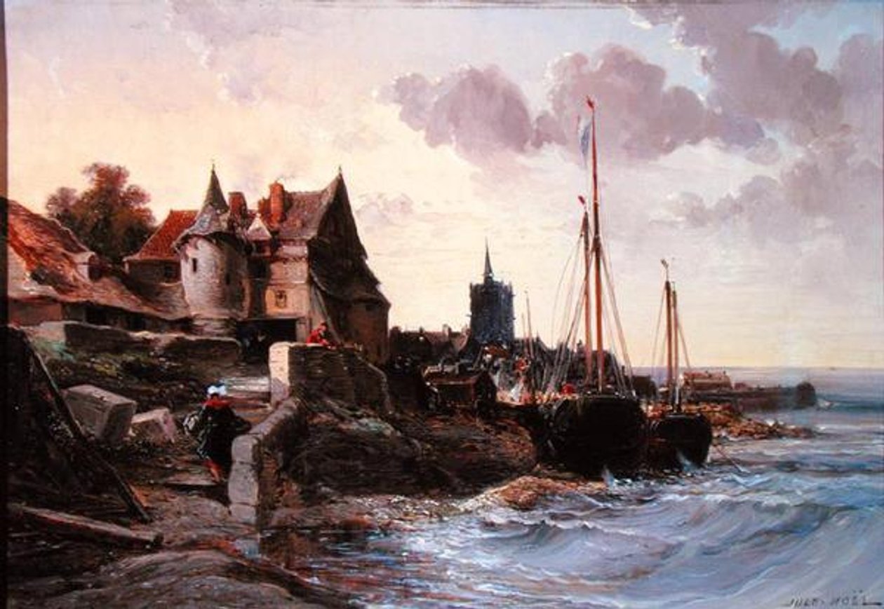 Souvenir de Douarnenes (olaj, vászon) alkotó: Jules Achille Noel