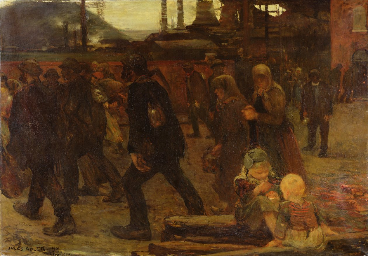 Bányászok alkotó: Jules Adler