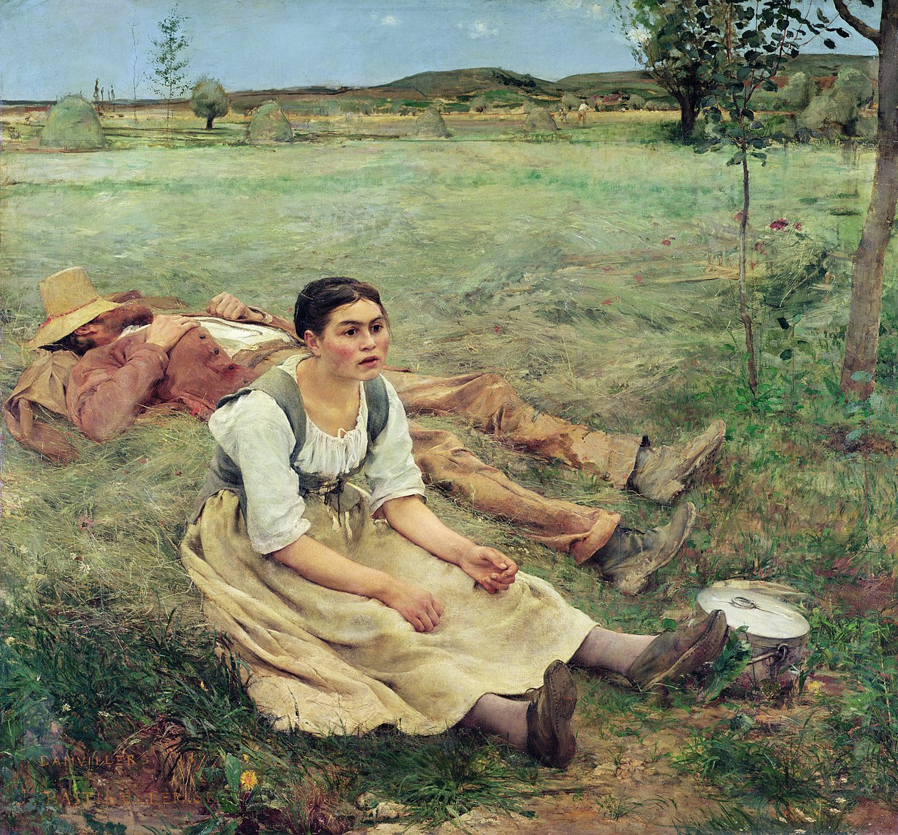 The Haymakers, 1877 alkotó: Jules Bastien Lepage