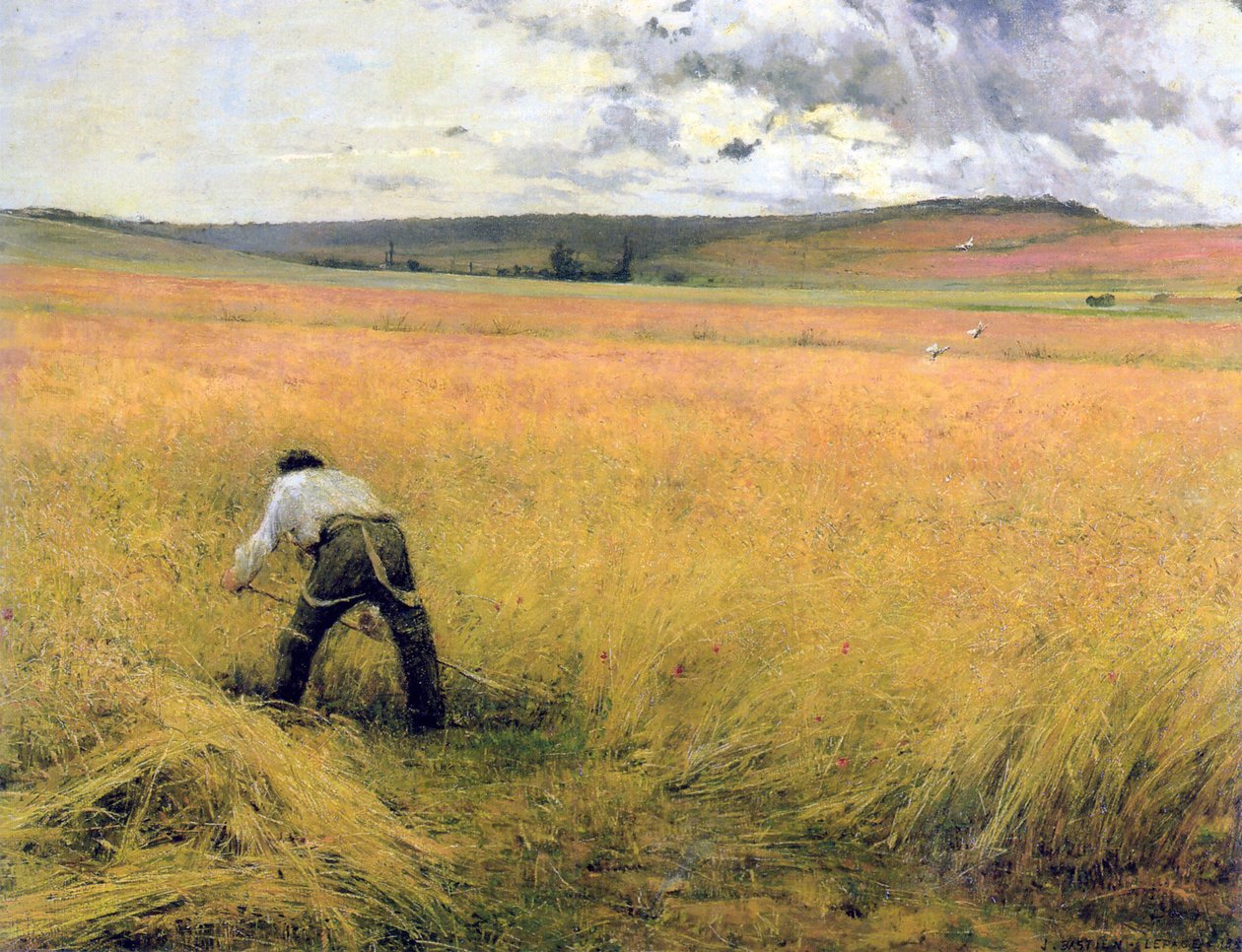 Az érett búza, 1880. alkotó: Jules Bastien Lepage