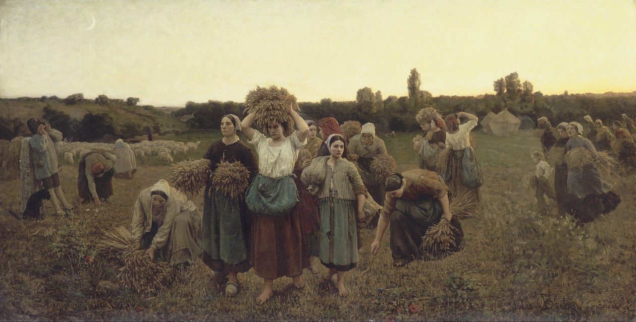 A Gleaners behívása, 1859 alkotó: Jules Breton