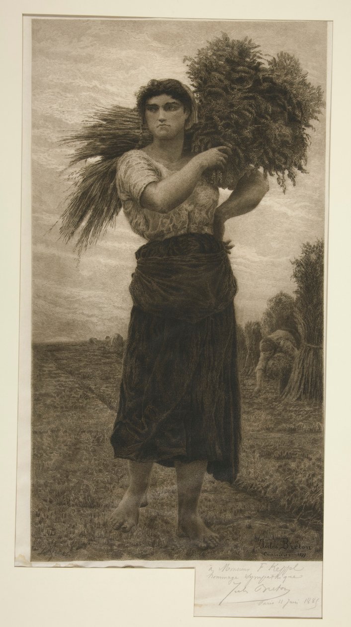 Parasztasszony alkotó: Jules Breton
