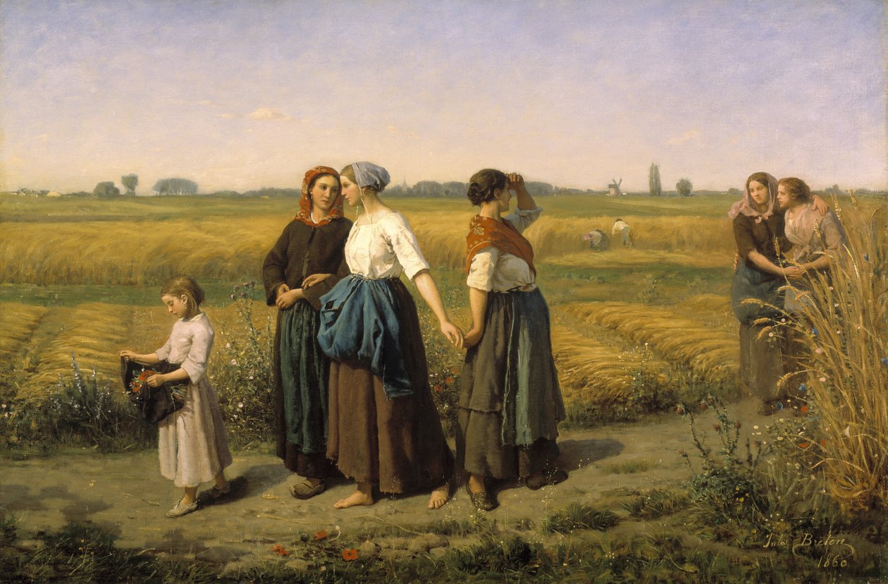 A Kaszások alkotó: Jules Breton