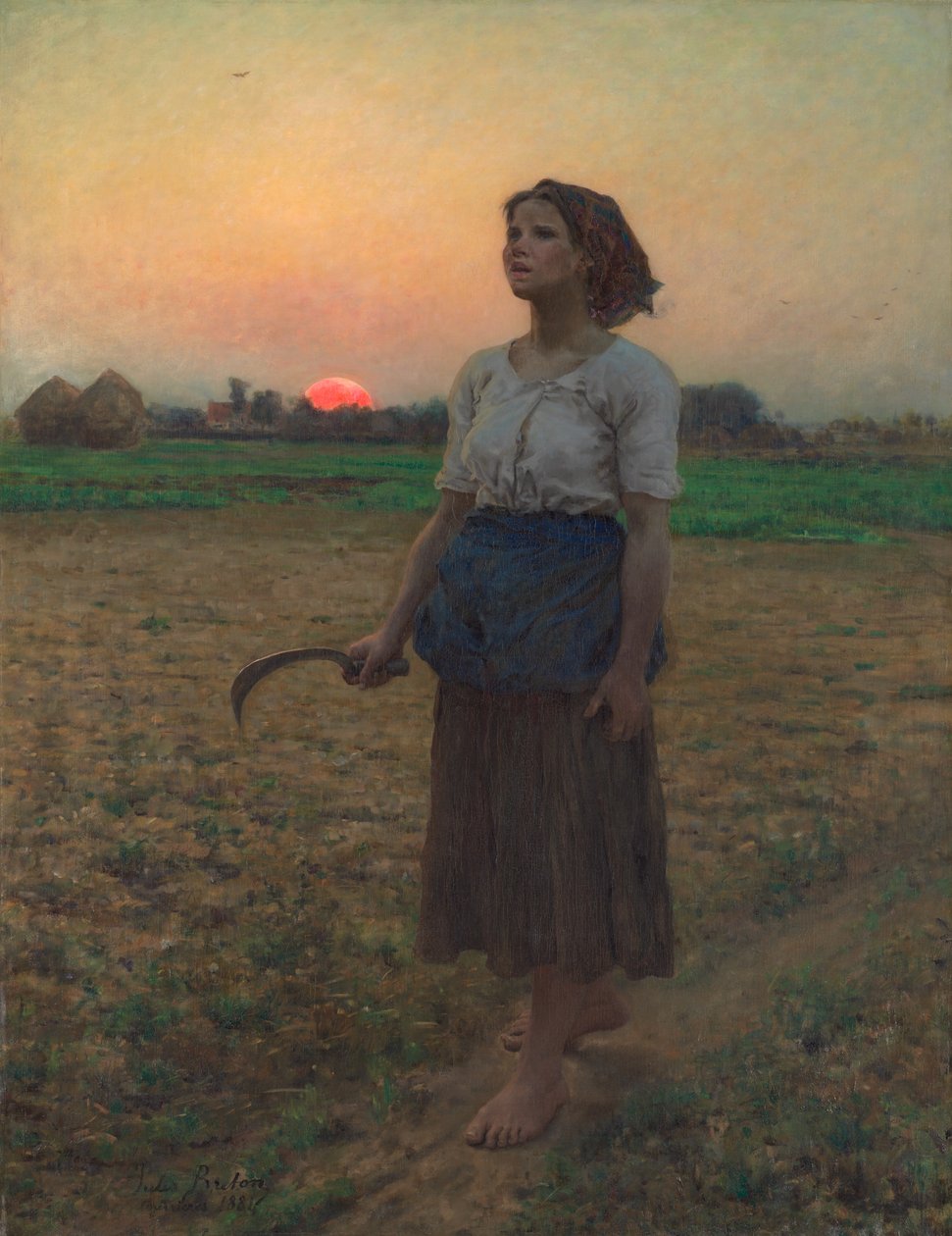A pacsirta éneke alkotó: Jules Breton