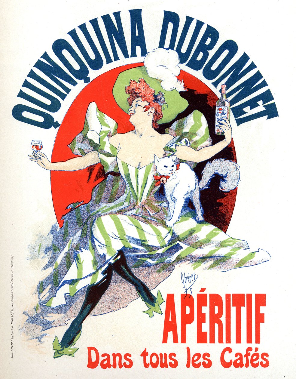 Quinquina Dubonnet aperitif reklámja alkotó: Jules Cheret
