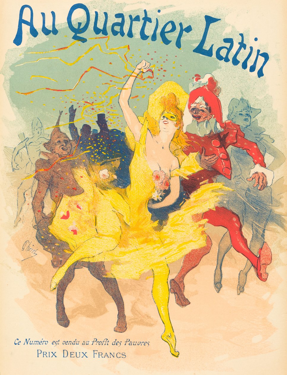 A latin negyedben alkotó: Jules Cheret