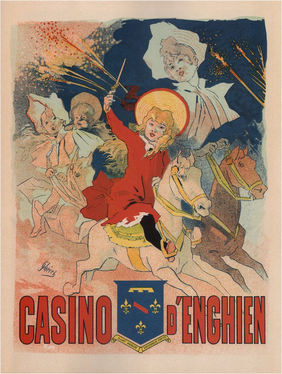 Enghien kaszinója alkotó: Jules Cheret