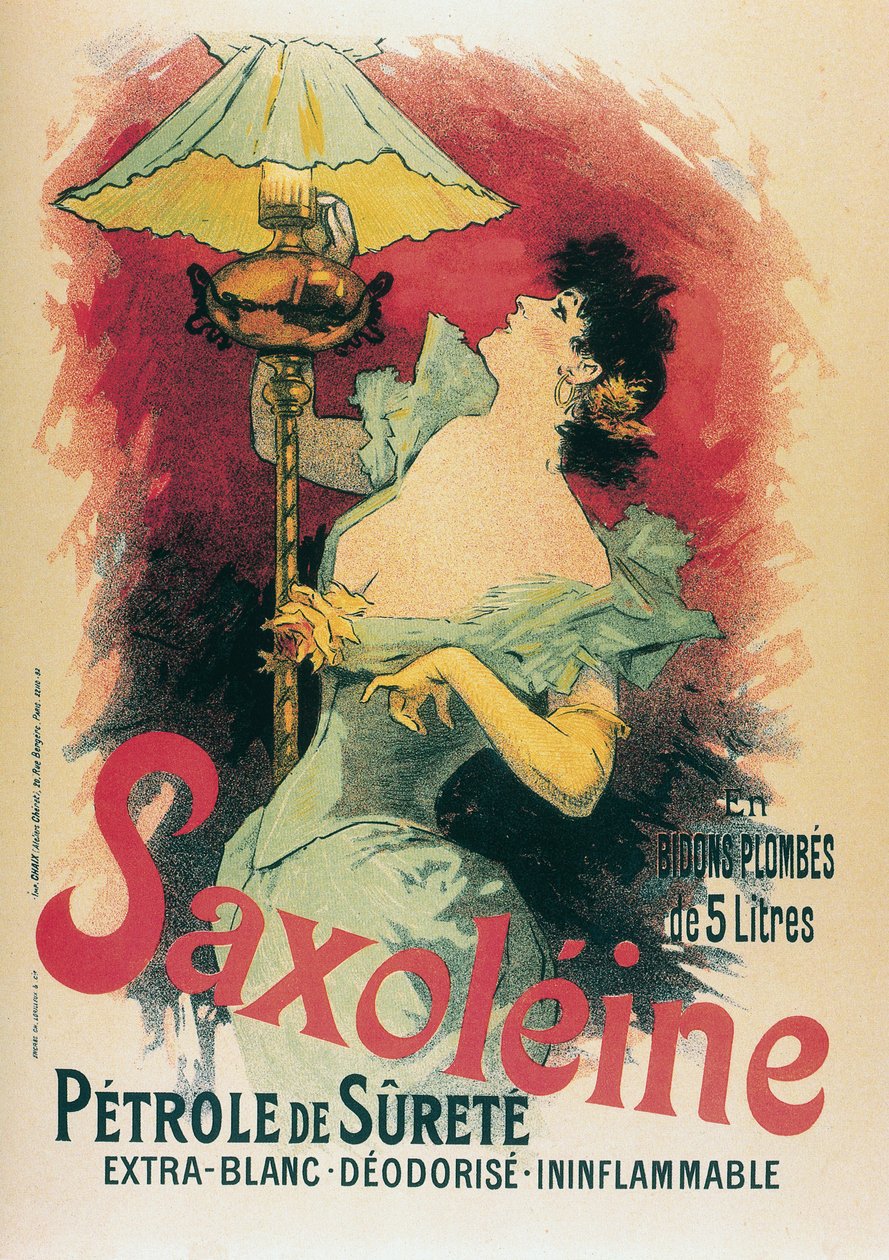 „Saxolein” 1891 (litográfia) alkotó: Jules Cheret