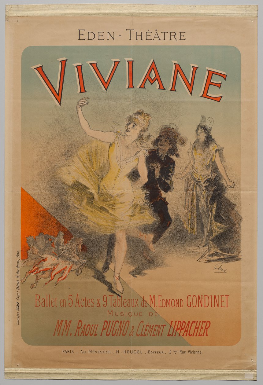 Viviane alkotó: Jules Cheret