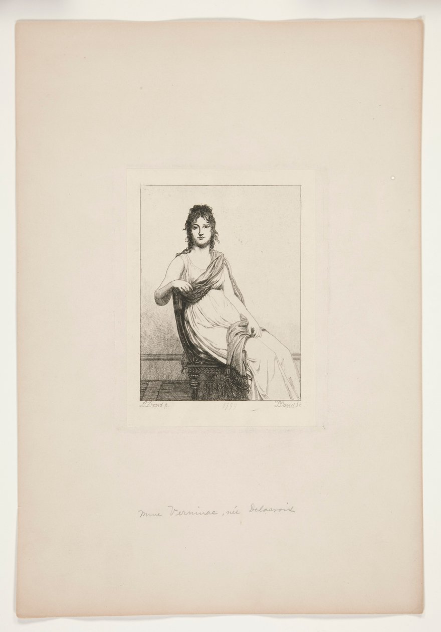 Verninac asszony, n?e Delacroix alkotó: Jules David