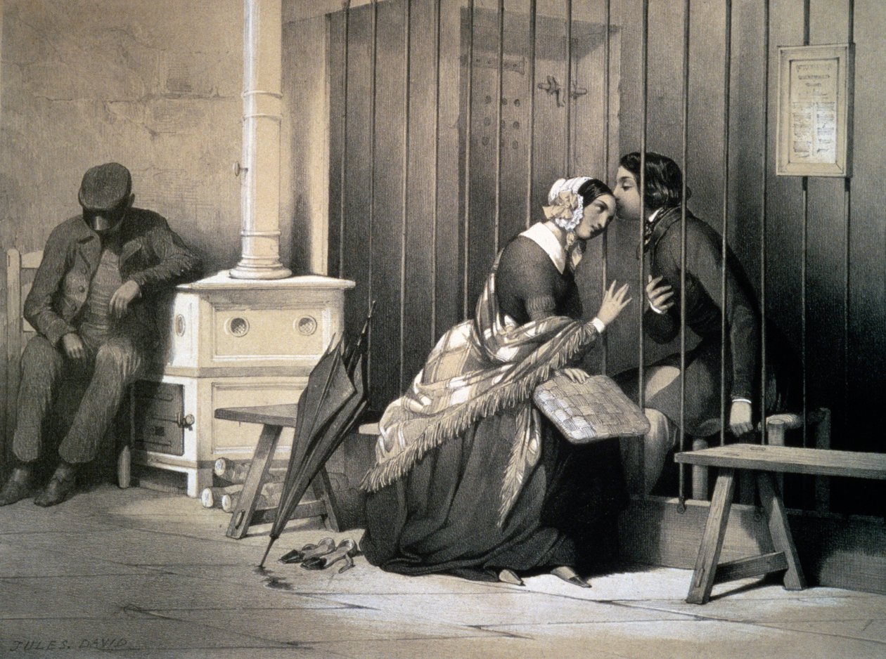 Fogoly, Jules David (1808-1892), metszet, Franciaország alkotó: Jules David