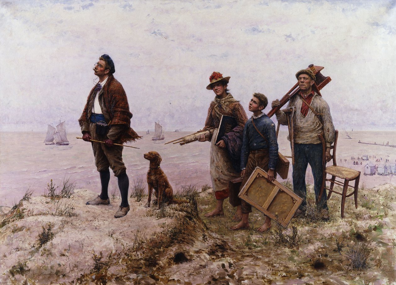 Egy amatőr festő; Amatőr festő, alkotó: Jules Denneulin